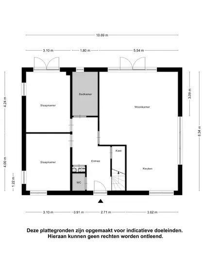 Plattegrond 2 van Singel 47