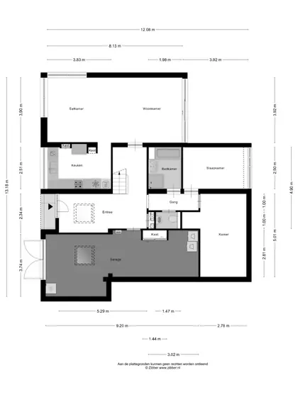 Plattegrond 1 van dr. H.C.M. Ghijsenstraat 6