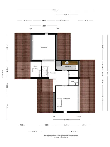 Plattegrond 2 van dr. H.C.M. Ghijsenstraat 6