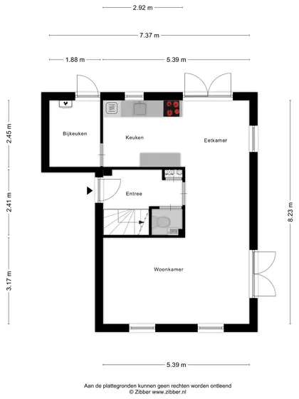 Plattegrond 1 van Eb en Vloed 30