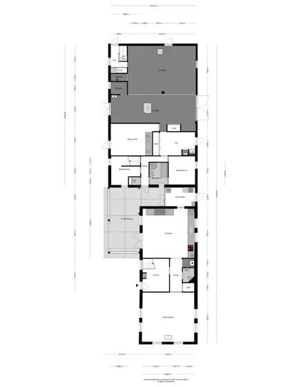 Plattegrond 1 van Dorpsstraat 25
