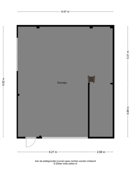 Plattegrond 5 van Dorpsstraat 25
