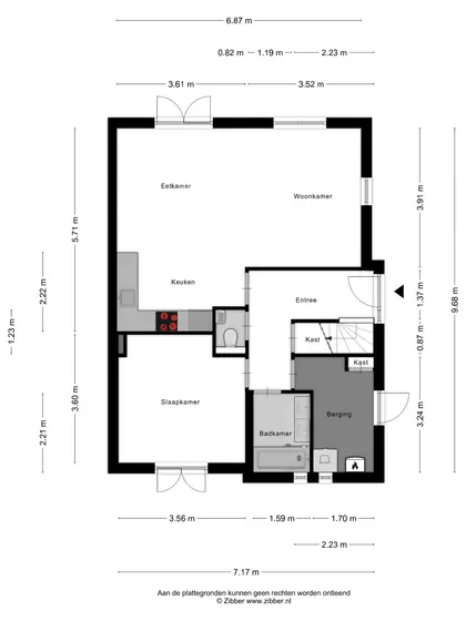 Plattegrond 1 van Paalhoofd 4