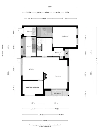 Plattegrond 2 van Begonialaan 20