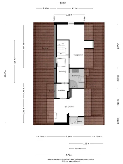 Plattegrond 3 van Begonialaan 20