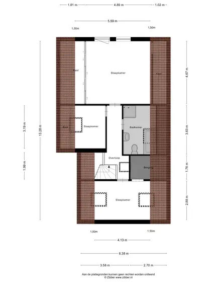 Plattegrond 2 van Anjerlaan 7