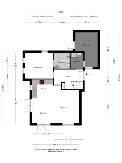 Plattegrond 1 van Eb en Vloed 52
