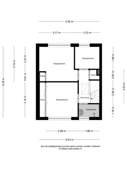 Plattegrond 2 van Kanonweistraat 15