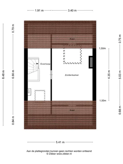 Plattegrond 3 van Huijgensstraat 15