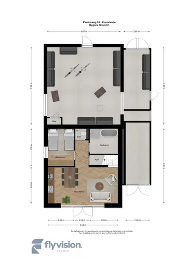 Plattegrond 6 van Paulusweg 24