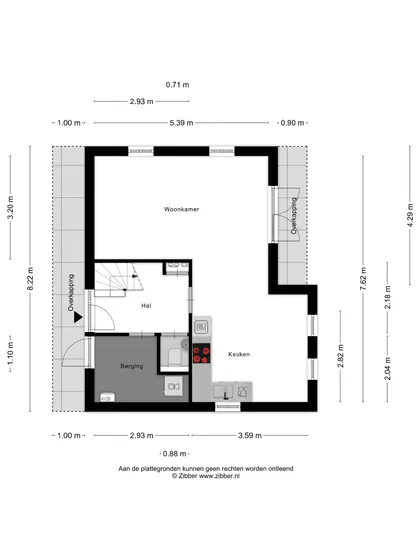 Plattegrond 1 van Strandpaal 14