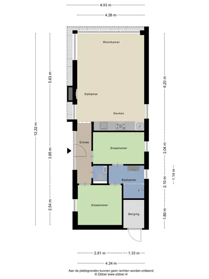 Plattegrond 1 van Joossesweg 3 10