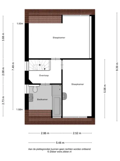 Plattegrond 2 van dr. B. Vaandragerstraat 19