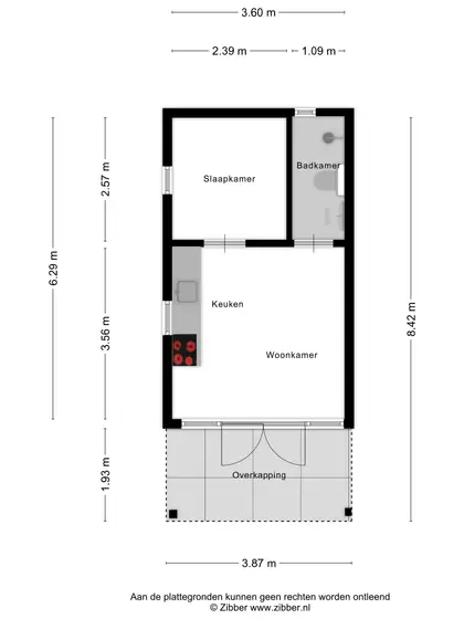 Plattegrond 3 van Nieuwe Land 17