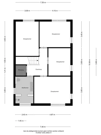 Plattegrond 2 van Nieuwe Land 17