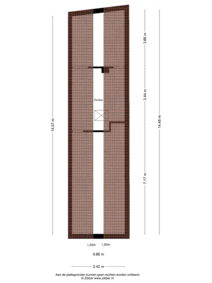 Plattegrond 3 van Koestraat 40