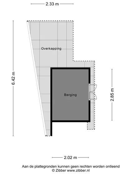Plattegrond 2 van Populierenlaan 6
