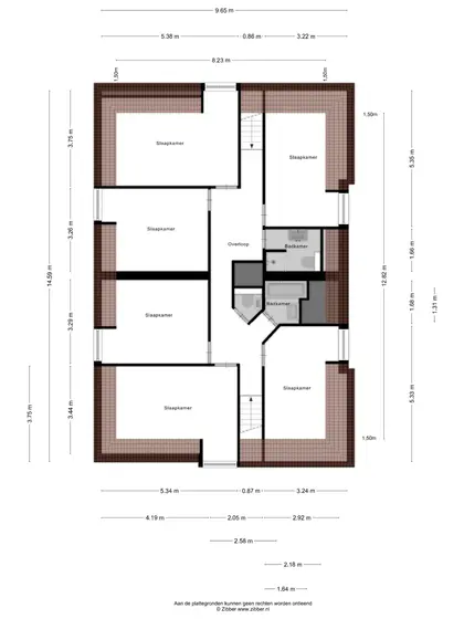 Plattegrond 2 van Vloedlijn 2 4
