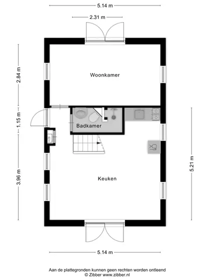 Plattegrond 4 van Boudewijnskerke 60
