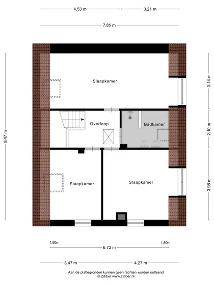 Plattegrond 2 van Boudewijnskerke 60
