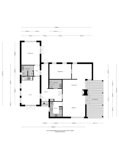 Plattegrond 1 van Beukenlaan 12R