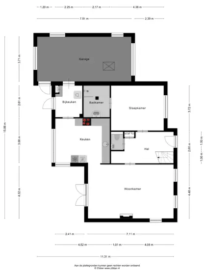 Plattegrond 1 van Eva Besnyöstraat 20