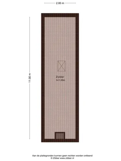 Plattegrond 3 van Eva Besnyöstraat 20