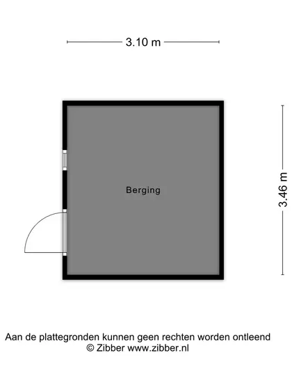 Plattegrond 2 van Chrysantenlaan 6R