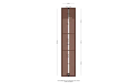 Plattegrond 1 van Dorpsstraat 23