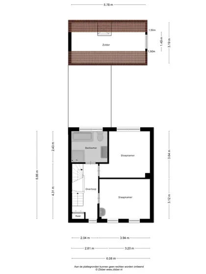 Plattegrond 2 van Kanonweistraat 25