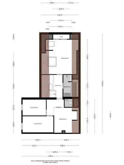Plattegrond 2 van Noordstraat 23