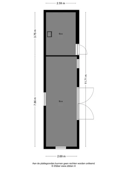 Plattegrond 7 van Grote Abeele 2