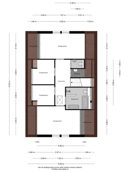 Plattegrond 2 van Beukenlaan 36R