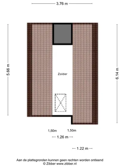 Plattegrond 3 van Beukenlaan 36R