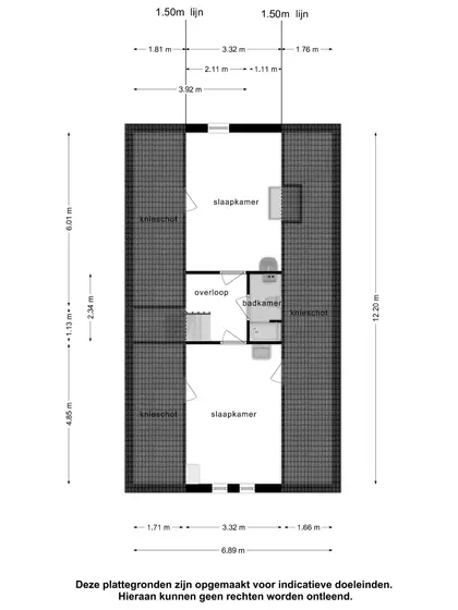 Plattegrond 2 van Eikenlaan 4