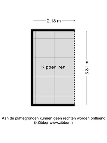 Plattegrond 6 van Wilgenhoekweg 26B