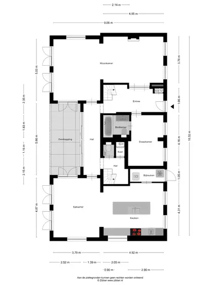 Plattegrond 1 van Duinbeekseweg 13