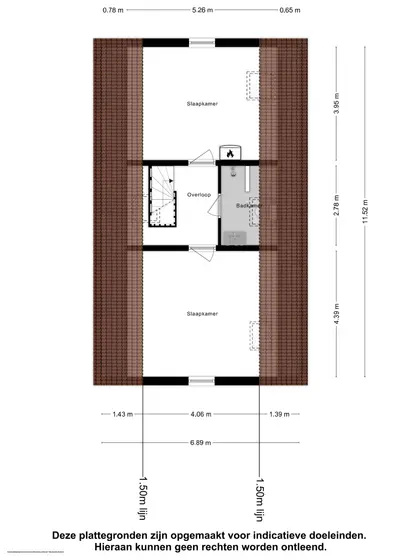 Plattegrond 2 van Oude Veerseweg 128