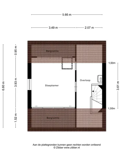 Plattegrond 3 van Baljuwstraat 6