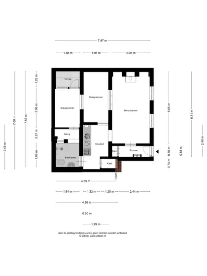 Plattegrond 1 van Bree 4
