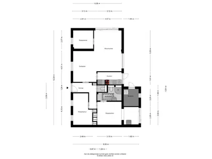 Plattegrond 1 van Oosterpark 25