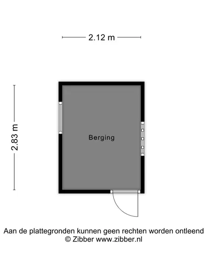 Plattegrond 2 van Hoge Weide 55