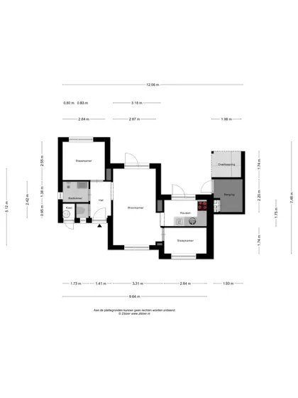 Plattegrond 1 van Burgvliet 91