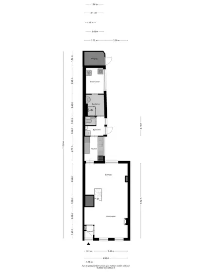 Plattegrond 1 van Oudestraat 17