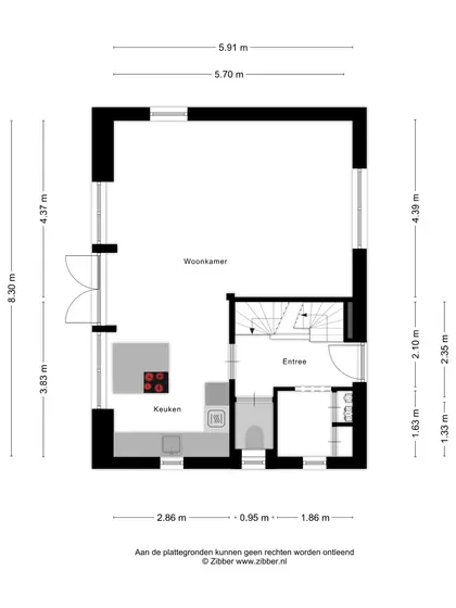 Plattegrond 3 van Noordweg 62
