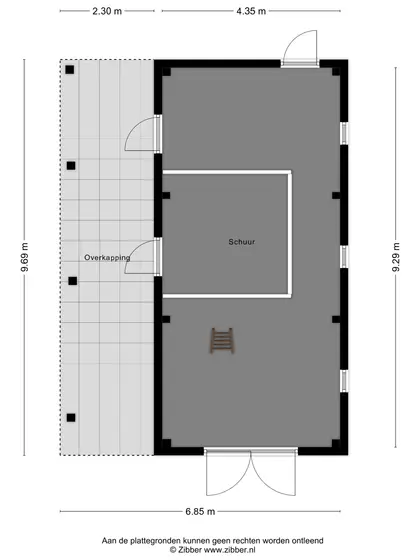 Plattegrond 6 van Noordweg 62