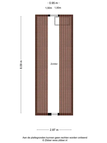 Plattegrond 6 van Duinweg 91