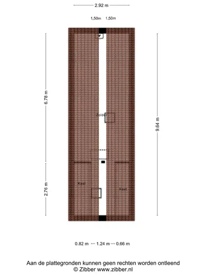 Plattegrond 4 van Duinweg 91R
