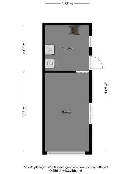 Plattegrond 5 van Duinweg 91R