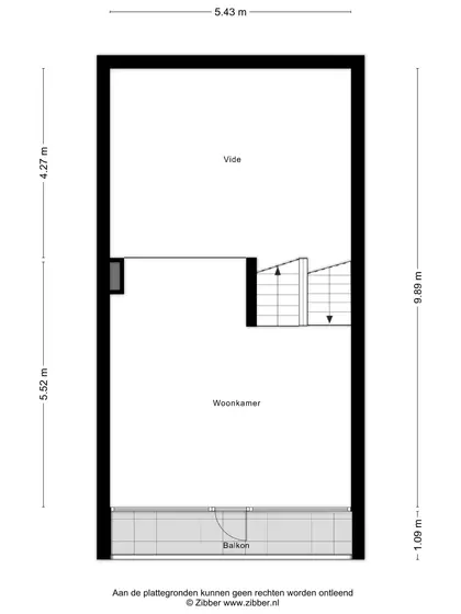 Plattegrond 2 van Grootmede 43